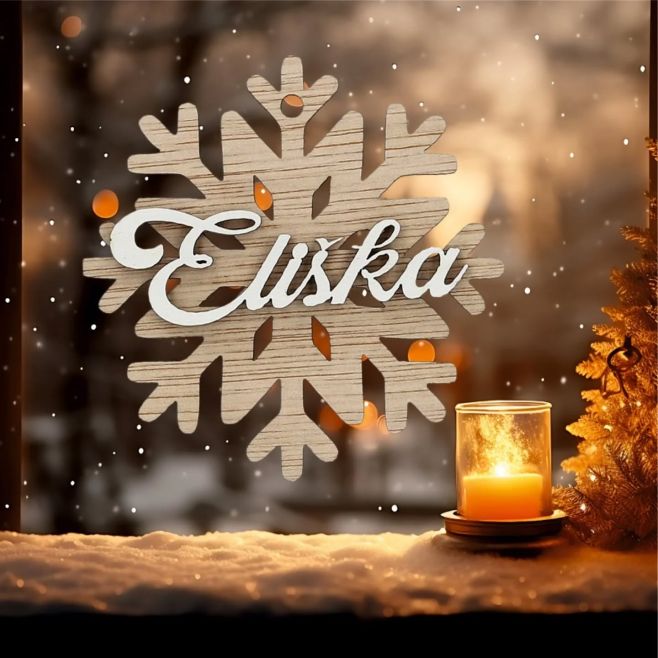 Letošní, zatím nejoblíbenější, novinkou je tato úžasná ❄️ se jménem. Velikost 6x6cm z ní činí malou krásku s velkým...